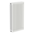 Radiateur ivrea h656 17el 4c blanc epoxy blanc ral 9010