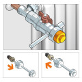Kit remplacement cartouch thermostatiq pour rob. radiateur code usine : 387201