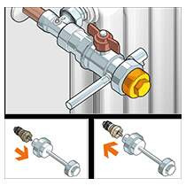 Kit remplacement cartouch thermostatiq pour rob. radiateur code usine : 387201