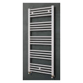 Mahana droit mixte 500x1496 acier blanc sèche-serviette 631w + kit élec 500w