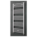 Mahana droit mixte 500x1496 acier blanc sèche-serviette 631w + kit élec 500w