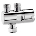 Mitigeur thermost. sous lavabo 3/8" standard avec écrou tournant