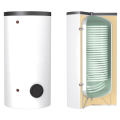 Préparateur ecs 200l 1 echangeur fixe xl 32kw code 3105162325252