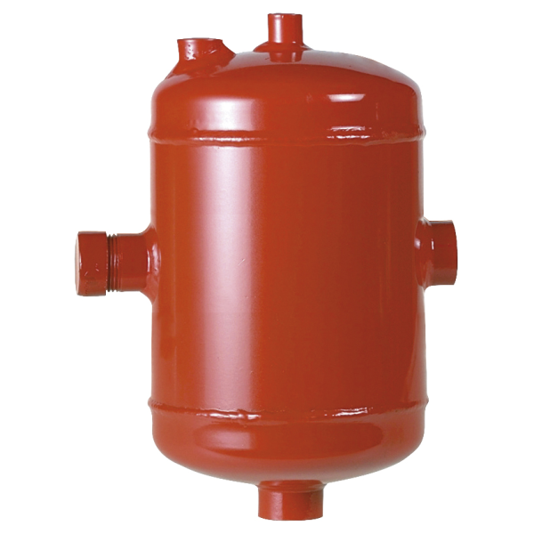 Pot de décantation 10 lt - 1 1/4 mf acier rouge