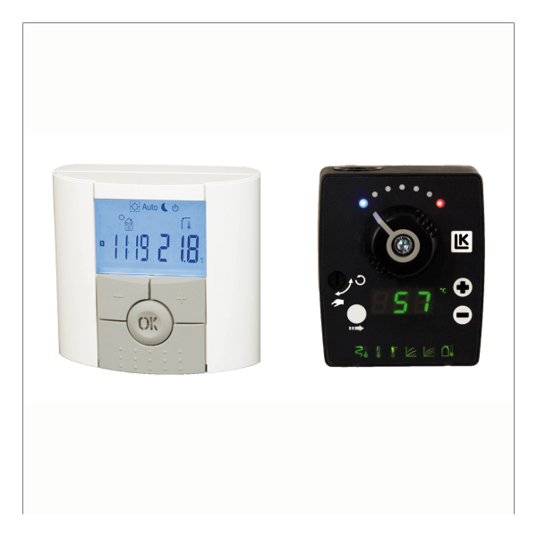 Régulation compacte sur v3v programmable transmission sans fil, montage sur v3v