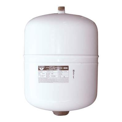 Vase d'expansion 12l solaire blanc mural à suspendre pré gonflage 2.5 bar