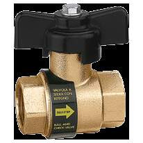 Vanne à sphère 323 ballstop 1"ff acs pn16 tmax +90°c code usine : 323060