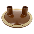 Bride 2 piquages 2"1/2f + isolant m1 pour ballons bss de 1500 à 4000 l