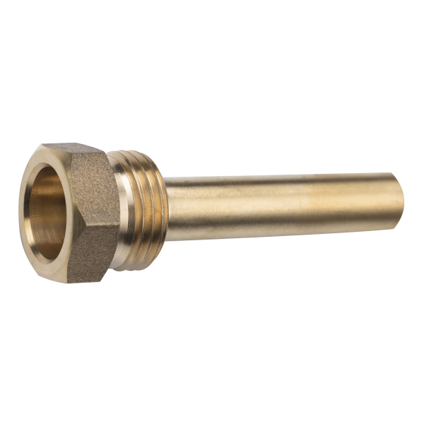 Doigt de gant laiton 1/2" plonge 100 mm code usine gla45304d