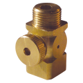 Robinet isolement 3/8" à molette pour manomètre, hrydromètre
