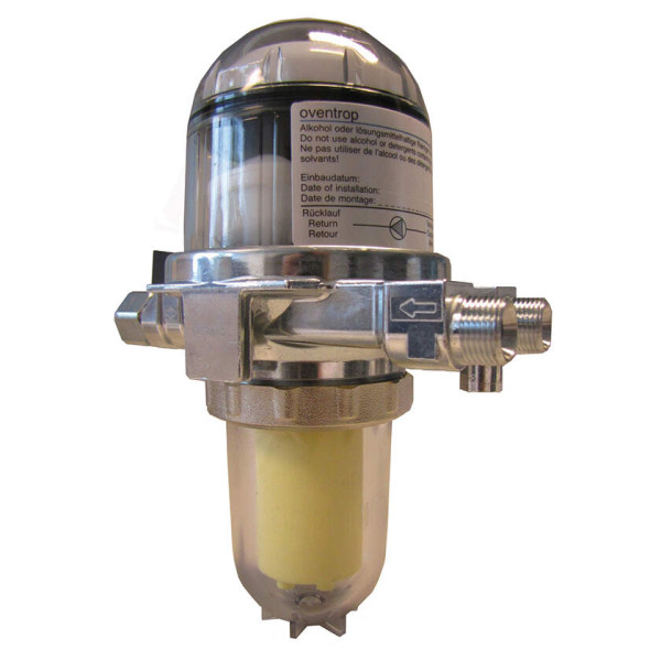 Filtre fioul 3/8" avec dégazeur, élément filtrant siku 25-40 µm