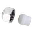 Ecrou chromé - bague ptfe 23x1,5 cu Ø16 pour robinetterie de radiateur