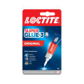 Loctite colles cyanoacrylates superglue-3 liquide control 3g blister 24uc