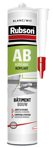Rubson mastic acrylique bâtiment blanc cart 280ml