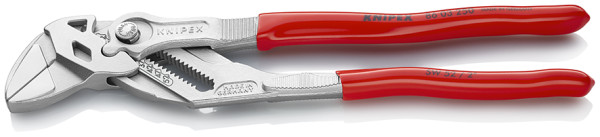 Pince clé 250mm chromée gainée pvc