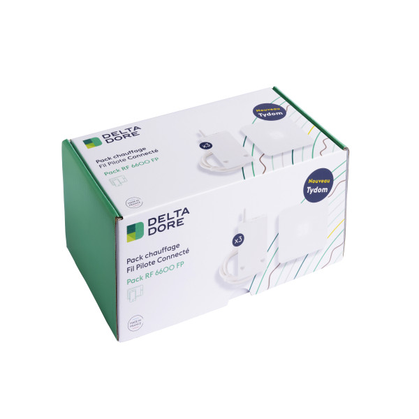 Pack connecté Delta Dore RF 6600 FP pour radiateurs électriques fil pilote