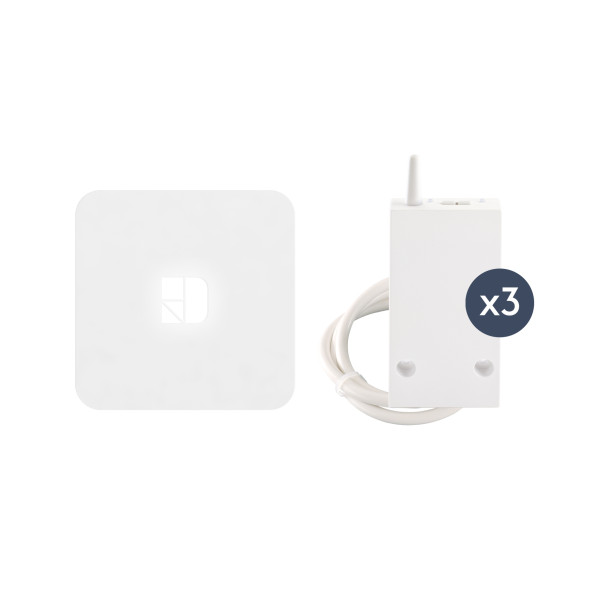 Pack connecté Delta Dore RF 6600 FP pour radiateurs électriques fil pilote