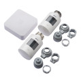 Têtes thermostatiques Delta Dore Pack Trv1.0 Connecté avec adaptateurs pour radiateurs à eau chaude