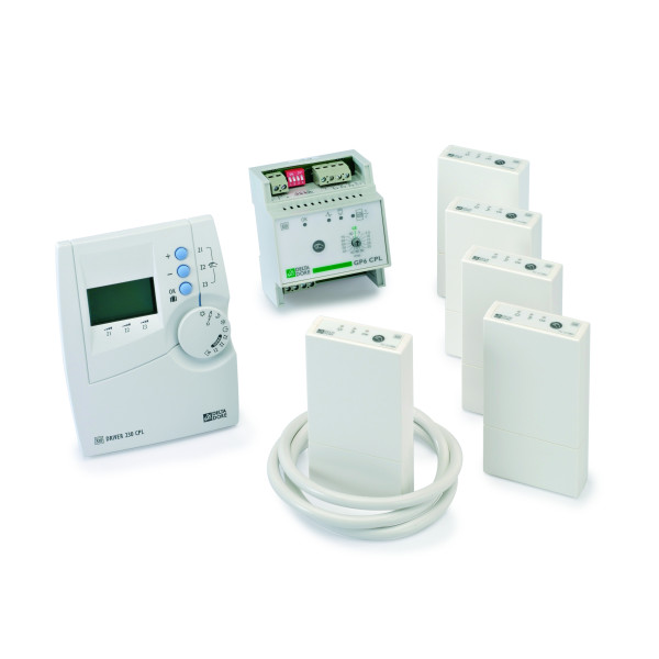 Gestionnaire d'énergie 3 zones Delta Dore Pack Driver 630 CPL/FP pour chauffage électrique