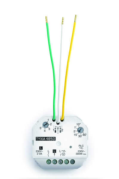 Module radio d'éclairage Delta Dore Tyxia 4850 pour variation d'éclairage avec minuterie 