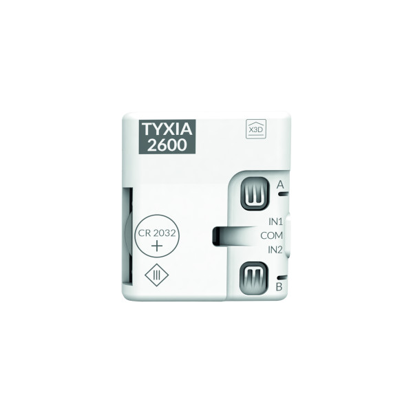 Emetteur à pile radio Delta Dore Tyxia 2600 pour commande d'éclairage, volet roulant ou scénario
