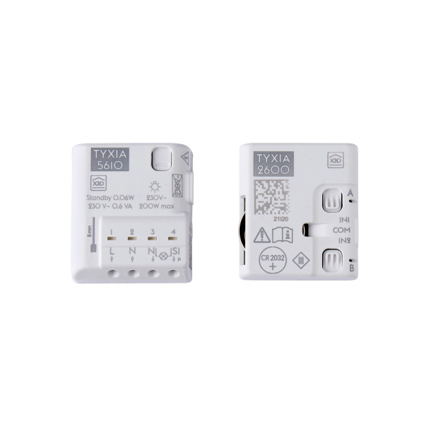 Créer un va-et-vient sans fil Delta Dore Pack Tyxia 501 avec neutre pour éclairage