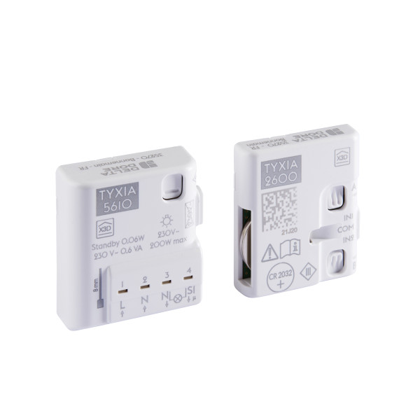 Créer un va-et-vient sans fil Delta Dore Pack Tyxia 501 avec neutre pour éclairage
