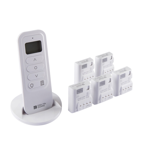 Commande de volets roulants Delta Dore Pack Tyxia 541 avec télécommande