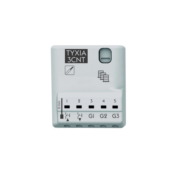 Récepteur filaire Delta Dore Tyxia 3CNT pour centralisation de volets roulants