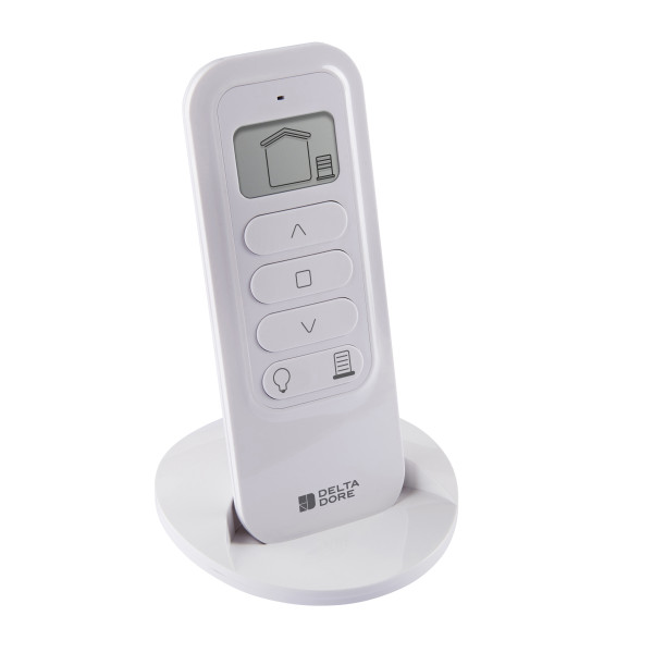 Télécommande radio Delta Dore Tyxia 1716 pour volets roulants avec mode silence et éclairages