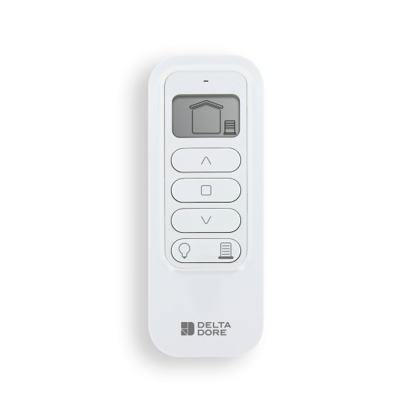 Télécommande radio Delta Dore Tyxia 1716 pour volets roulants avec mode silence et éclairages