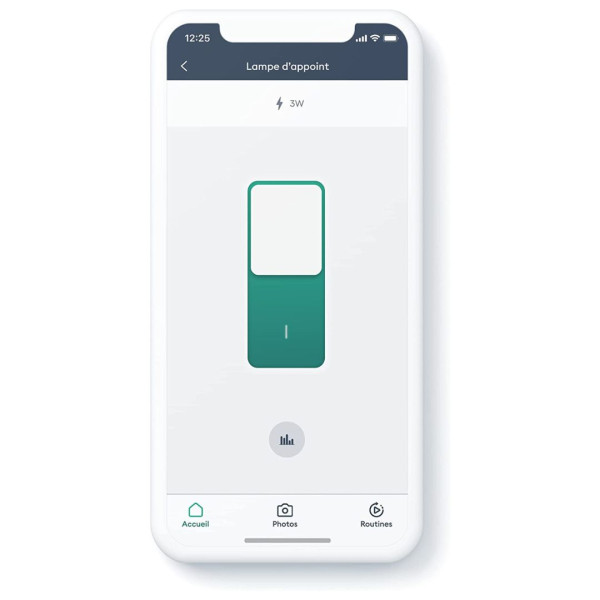 Prise connectée Delta Dore Easy Plug E16EM avec mesure de la consommation 16A blanc