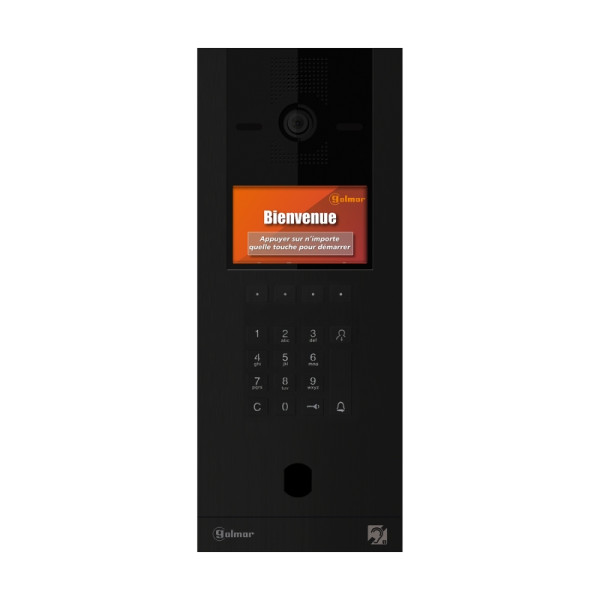 Golmar G6502 G2P FRC B Platine Digitale Black Autonome Graphique Golmar G6502 G2P FRC B Platine Digitale Black Autonome Graphique