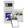 Kit vidéo wifi encastré erp nexa alu 1 appel avec moniteur art4wh (bm+mémoire)