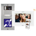 Kit vidéo ip erp 7'' nexa  inox 1 appel, avec moniteur 7'' wifi art7w/g+/ip