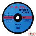 Disque tronc. metx iron-cut 125