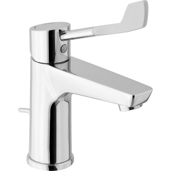 Mitigeur lavabo chrome pmr avec vidage alpi thewa code usine : mr90179cr/s
