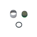 Aerateur complet m18/100 aérateur + joint + bague chromé thewa