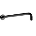 Bras douche mural rond 350mm noire code usine : bd035ne