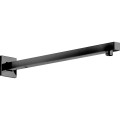 Bras douche mural carre 350mm noire code usine : bd036ne