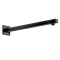 Bras douche mural carre 350mm noire code usine : bd036ne