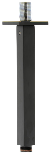 Bras de douche plafond 200mm noir carre code usine : bd048ne