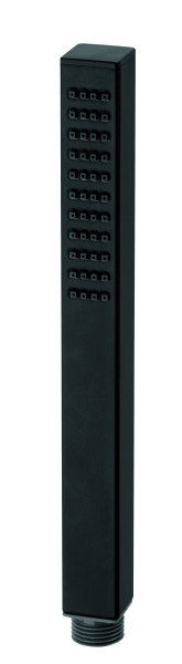 Douchette carre 1 jet metal noir code usine : dc066ne
