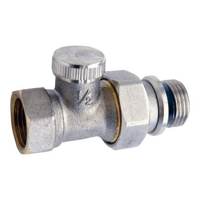 Té de réglage 1/2" gamme "a" nickelé avec douille autoétanche