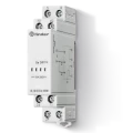 Relais bistable modulaire 1 inverseur + 1no 8a 12v acdc electronique avec commande reset (131200120000)