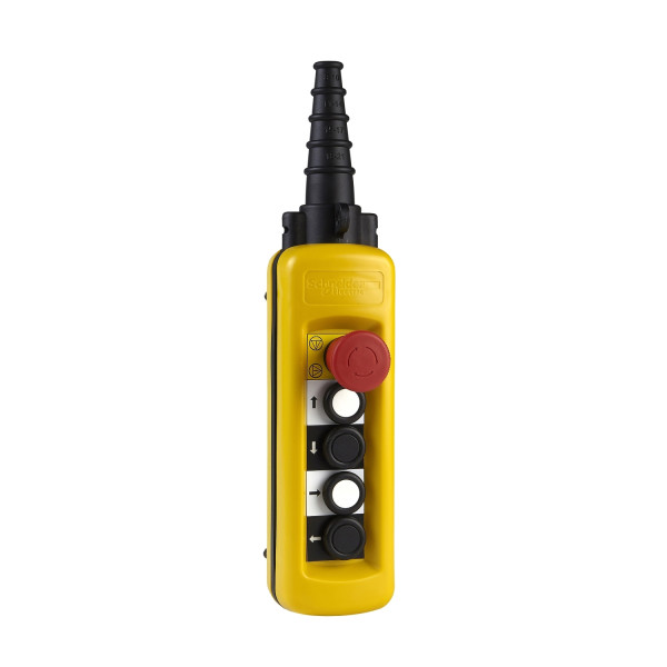 Harmony xac - boite pendante 1413579 - 4 boutons 1f+10 - 1 arret d'urgence 1o