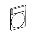 Harmony - porte étiquette 30 x 40 mm standard diam 22 avec étiquette parada
