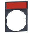Harmony - porte étiquette 30 x 40 mm standard diam 22 avec étiquette parada