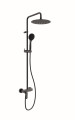 Système douche mécanique noir gamme pact thewa
