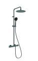 Système douche thermostatique noir gamme pact thewa